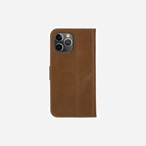 dbramante1928 Copenhagen Slim Étui Portefeuille Cuir Marron pour iPhone 13 Pro Max 6.7" - 3 Compartiments Cartes - Fermeture Magnétique - Résistant Rayures - Miniature 4