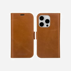 dbramante1928 Lynge Folio Marron pour iPhone 15 Pro - Étui de protection en cuir, fermeture magnétique, résistant poussière/rayures, 80x18x155mm, 100g - Miniature 3