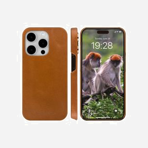 dbramante1928 Lynge Folio Marron pour iPhone 15 Pro - Étui de protection en cuir, fermeture magnétique, résistant poussière/rayures, 80x18x155mm, 100g - Miniature 4