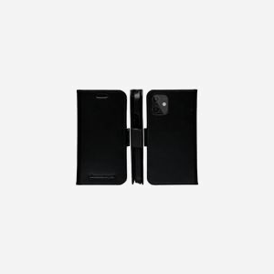 dbramante1928 LY54GTBL1178 Étui Portefeuille Cuir Noir pour iPhone 12 mini 5.4" avec Fermeture Magnétique et 3 Compartiments Cartes (76x21x140mm, 86g) - Miniature 4