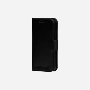 dbramante1928 LY54GTBL1178 Étui Portefeuille Cuir Noir pour iPhone 12 mini 5.4" avec Fermeture Magnétique et 3 Compartiments Cartes (76x21x140mm, 86g) - Miniature 5