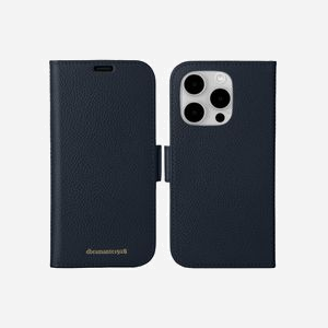 dbramante1928 New York Folio Bleu pour iPhone 15 Pro Max, 3 Cartes, Fermeture Magnétique, Protection Anti-Poussière & Rayures, 88x18x170mm, 116g - Miniature 3