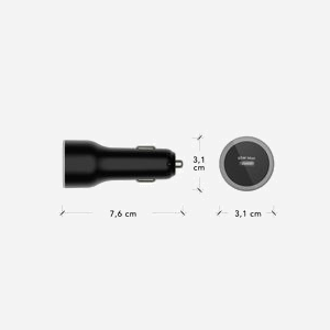 dbramante1928 CC65ITBL7105 Chargeur Auto Universel 65W Noir - 1 Port USB Type C, Alimentation Allume-cigare 12-24V, Sortie 5-20V, Certifié CE/FCC/RoHS - Miniature 5