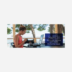 Lecteur de carte Integral INCRMULTI3.2ACR USB 3.2 Gen 1 Type-A/Type-C, MS Duo, SD, MicroSD, Taux transfert 5000 Mbit/s, Windows/macOS/Linux - Miniature 3