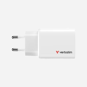 Verbatim 32353 - Chargeur Secteur Universel 65W, 2x USB-C Power Delivery 3.0, 1x USB-A 3.2 Gen 1, Quick Charge 3.0, GaN, Blanc - Miniature 5
