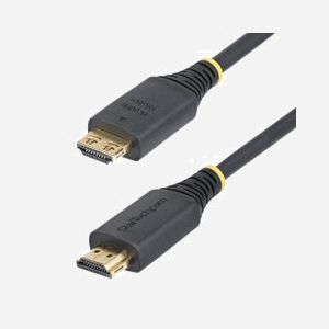 Câble HDMI StarTech.com 30cm Verrouillage, HDMI 2.0, 4K 60Hz, 1440p 144Hz, HDR10, HDCP 2.2, ARC, 18Gbps, Gaine TPE, Connecteurs Or - Miniature 2