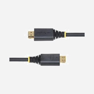 Câble HDMI StarTech.com 0.5m, Connecteurs à Verrouillage, 4K 60Hz/1440p 144Hz, HDR10, HDCP 2.2, ARC, 18Gbps, Gaine TPE, AWG 30 - Miniature 4
