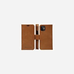 dbramante1928 Copenhagen Slim Étui Portefeuille Cuir Teint pour iPhone 12 mini 5.4" (13.7 cm), Fermeture Magnétique, 1 Compartiment Carte, 73x137x18mm - Miniature 4