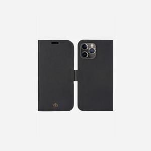 dbramante1928 New York Étui Portefeuille Noir pour iPhone 13 Pro Max 6.7", Cuir pleine fleur, 3 emplacements cartes, Fermeture magnétique, 82x21x164mm, 114g - Miniature 4