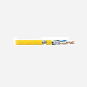 Câble Réseau EFB Elektronik 99827.100 Cat8.2 S/FTP (S-STP) 100m Jaune, 40GbE, Conducteur Cuivre, Gaine LSZH, AWG22/1, Fréquence 2000MHz