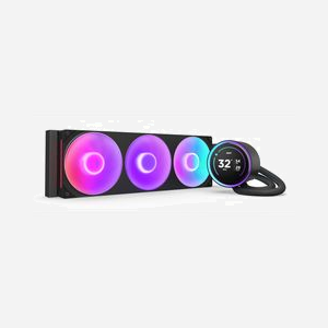 NZXT Kraken Elite 420 RGB - Refroidisseur liquide All-in-One CPU - Radiateur 420mm - Ventilateurs 140mm FDB - Socket Intel LGA1851/1700 & AMD AM5/AM4 - Miniature 1