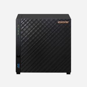 Asustor AS1204T NAS Tower Realtek RTD1619B 1.7GHz 1Go DDR4 4 baies SATA 3.5" RAID 0/1/JBOD ADM 5.0 Noir (0 To installés)
