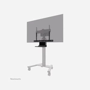Neomounts AV45-500BL Support Universel Ordinateur Portable 43-110" VESA 200x200 à 800x600, Max 2.5kg, Acier Noir, Hauteur Ajustable 0-55mm