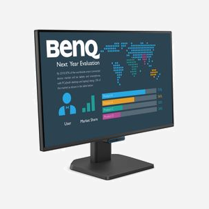 Ecran LCD BenQ BL2490C 23.8" Full HD 1920x1080, dalle IPS, 5ms GTG, 16:9, 250cd/m², HDMI 1.4, DisplayPort 1.2, Haut-parleurs 2x2W, VESA 100x100, Low-Blue-Light - Miniature 1