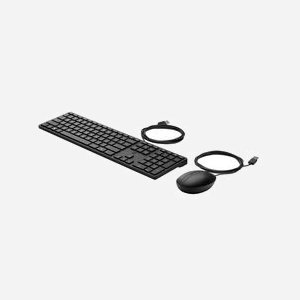 HP Ensemble Clavier et Souris Filaire Desktop 320MK USB, Clavier Membrane, Pavé Numérique, Souris 1000 DPI, Windows 11/10, Noir - Miniature 2