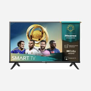 Hisense 32E4QT TV LED 32" HD (1366x768) Smart TV VIDAA, DVB-T2/C/S2, HDMI 1.4, WiFi, Ethernet, HDR10, Noir, 8.5ms, 60Hz