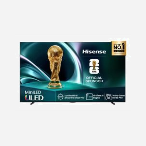 Hisense 85U7Q TV ULED 85" (215cm) 4K Ultra HD Smart TV VIDAA U8.5, Mini LED, 144Hz, 4x HDMI 2.1, Wifi, Ethernet, HDR10+, Dolby Vision IQ, Noir