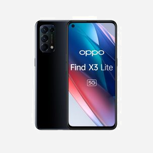 OPPO Find X3 Lite Noir : Écran 6.43" AMOLED FHD+ Gorilla Glass, Snapdragon 765G, 8Go RAM LPDDR4X, 128Go, Quad Camera 64MP, 5G, Double SIM, ColorOS 11.1, Batterie 4300mAh