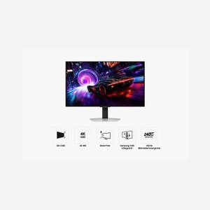 Samsung Écran Gaming OLED 32" 4K UHD 3840x2160 240Hz 0.03ms GtG FreeSync Premium Pro HDMI 2.1 DisplayPort 1.4 LS32FG814SUXEN - Miniature 4