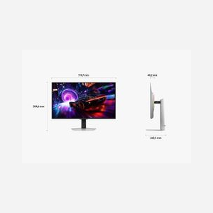 Samsung Écran Gaming OLED 32" 4K UHD 3840x2160 240Hz 0.03ms GtG FreeSync Premium Pro HDMI 2.1 DisplayPort 1.4 LS32FG814SUXEN - Miniature 5