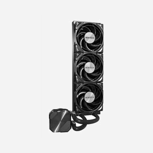 Montech HyperFlow Silent 360 Refroidisseur liquide AIO, radiateur 397mm, 3 ventilateurs 120mm (800-2200 tr/min, 129.5 m³/h), sockets Intel/AMD - Miniature 2