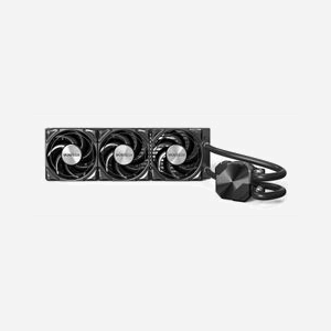 Montech HyperFlow Silent 360 Refroidisseur liquide AIO, radiateur 397mm, 3 ventilateurs 120mm (800-2200 tr/min, 129.5 m³/h), sockets Intel/AMD - Miniature 3