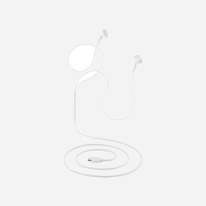 NGS Cross Glide Blanc : Écouteurs intra-auriculaires filaires USB Type-C, microphone intégré, impédance 16 Ohm, sensibilité 102 dB, câble 1.2m - Miniature 5