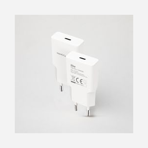 Nanocable Chargeur Secteur USB-C Power Delivery 20W Blanc, Compatible Smartphone, Tension 100-240V, Type de Prise C, 81x36x15mm, Certifié CE/RoHS - Miniature 2