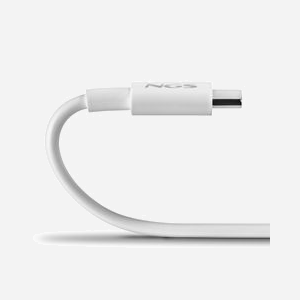 NGS Câble USB-C vers USB-C 1m 60W USB 2.0 Blanc - Nylon/PVC - 20V/3A - Transfert données 0.48 Gbit/s - Certifications CE, RoHS - Miniature 4