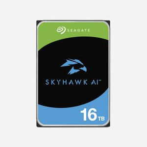Seagate SkyHawk AI ST16000VE005 HDD 16To 7200RPM 512Mo SATA III 3.5" pour Surveillance (240Mo/s, 32 canaux IA, 2.5M h MTBF) - Miniature 2