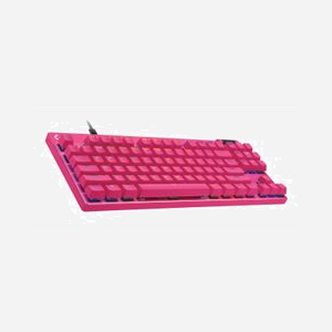 Clavier Gaming Logitech G PRO X TKL RAPID AZERTY - Interrupteurs Magnetic-Mechanical, Rétroéclairage LED Multicolore, USB, Rose, Tenkeyless, Temps de Réponse 1ms - Miniature 2