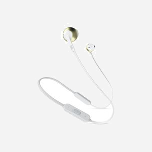 JBL Tune 205BT Écouteurs sans Fil Bluetooth 4.0 Champagne/Or, 20-20000Hz, 32 Ohm, Microphone intégré, Batterie LiPo 120mAh, Autonomie 6h