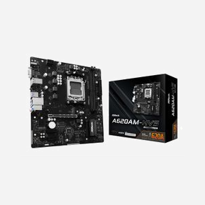 Asrock A620AM-HVS : Carte mère micro ATX AMD A620A Socket AM5 Ryzen 7000/8000/9000 DDR5-SDRAM 128Go max, PCIe 4.0, SATA III, RAID 0/1/10 - Miniature 5