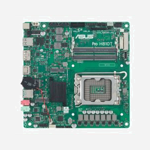 ASUS Pro H810T-CSM : Carte mère mini ITX Intel H810 LGA 1851 (Socket V1), DDR5 SO-DIMM 128Go max, M.2, SATA III, Gigabit Ethernet, Windows 11/10