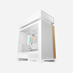 DeepCool CL6600 WH Boîtier PC Bureau Blanc, ATX/microATX/Mini-ITX, 2x3.5", 1x2.5", Vent. Avant 140mm, Arrière 120/140mm, Sup. 120/140mm, USB 3.2