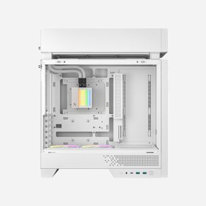 DeepCool CL6600 WH Boîtier PC Bureau Blanc, ATX/microATX/Mini-ITX, 2x3.5", 1x2.5", Vent. Avant 140mm, Arrière 120/140mm, Sup. 120/140mm, USB 3.2 - Miniature 4