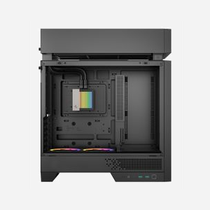 DeepCool CL6600 Boîtier PC Bureau Noir ATX/microATX/Mini-ITX, 2x3.5", 1x2.5", Vent. avant 140mm, arrière 120/140mm, haut 120/140mm, USB 3.2 - Miniature 4