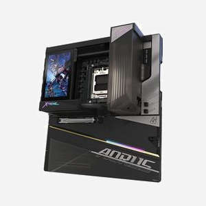 GIGABYTE X870E AORUS XTREME X3D AI TOP - Socket AM5, DDR5 jusqu'à 9000MHz (O.C.), 2x PCIe 5.0 M.2, 3x PCIe 4.0 M.2, Wi-Fi 7, LAN 10GbE, USB 4 - Miniature 3