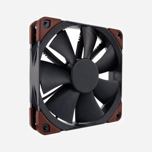 Ventilateur Noctua NF-F12 INDUSTRIALPPC-2000 IP67 PWM 120mm 450-2000tr/min 121.8 m³/h 29.7dB(A) SSO Bearing 12V Noir/Marron