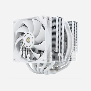 Thermalright Frost Commander 140 - Refroidisseur d'air CPU, 12/14cm, 5 caloducs, 1850 RPM, 82/95.5 CFM, 29.6/30.2 dBA, Socket LGA1700/AM5 Blanc