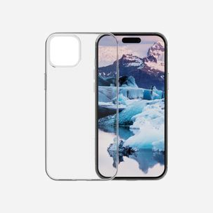 dbramante1928 Nuuk Housse de protection transparente pour iPhone 15, polycarbonate, 75x10x150mm, résistant à la poussière et aux rayures