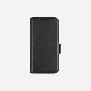 dbramante1928 Bergen Pro Folio Noir pour Samsung Galaxy S25, écran 6.2", simili-cuir et plastique, 3 compartiments cartes intégrés.