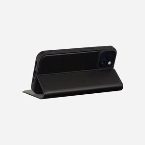 dbramante1928 Bergen Folio Noir pour iPhone 15 - Étui de protection en cuir, 1 compartiment carte, résistant à la poussière et aux rayures - 78x15x151mm - Miniature 4