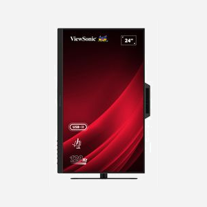 Viewsonic VG2441V Moniteur Visioconférence 24" LED IPS Full HD 1920x1080 120Hz 4ms 250cd/m² Webcam 5MP Haut-parleurs 4W USB Type-C Hub VESA - Miniature 4