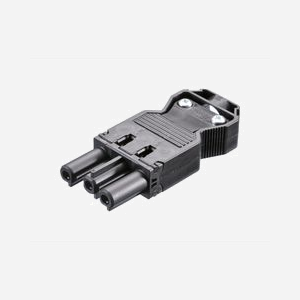 Bachmann GST18i3 Noir Connecteur Secteur, Couleur Noir, Référence 375.505, Connectique GST18i3, Intensité et Tension Nominales Standard