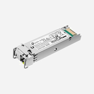 TP-Link Omada SM321A Module SFP Fibre Optique 1250 Mbit/s, Monomode 9/125µm, Distance 20km, 1310/1550nm, DDM, 0-70°C, Certifié FCC/CE