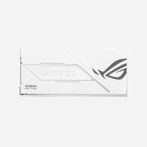 ASUS ROG THOR 1200P3 WHITE Alimentation 1200W ATX 3.1 80+ Platinum, PFC Actif, 20+4 Pin, Ventilateur 120mm, Câbles Modulaires, Blanc - Miniature 3