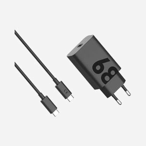 Motorola SJMC682 Chargeur Secteur Universel Noir - 1 Port USB Type-C - Puissance 68W - Câble USB Type-C inclus - Longueur 1m