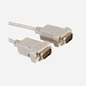 ROLINE Câble RS-232 DB9 Mâle/Mâle 1.8m Gris - Connecteurs 9 pôles, câblage 1:1, blindage intégral, longueur 1.8 mètre, référence 11.01.6018 - Miniature 1
