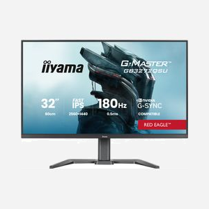 Iiyama G-MASTER GB3272QSU-B1 Moniteur 31.5" Quad HD LED Fast IPS 180Hz 0.5ms G-SYNC Compatible/FreeSync HDMI/DisplayPort Hub USB